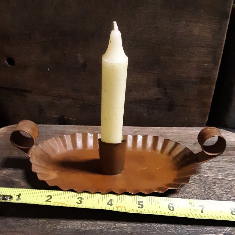 Rustic Metal Candle Holder